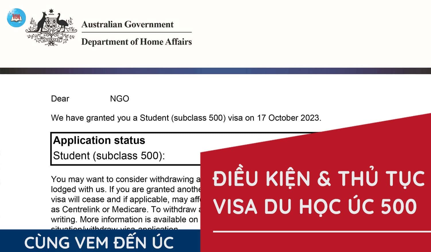 Hướng dẫn xin Visa du học Úc